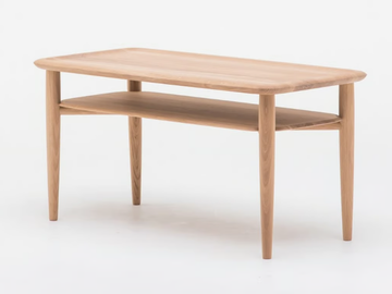KUNST - Rectangular wooden coffee table by KARIMOKU