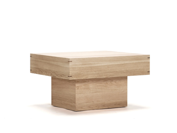 N-CT02 - Rectangular wooden coffee table by KARIMOKU