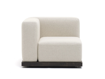 N-S02 - Modular fabric armchair with armrests by KARIMOKU