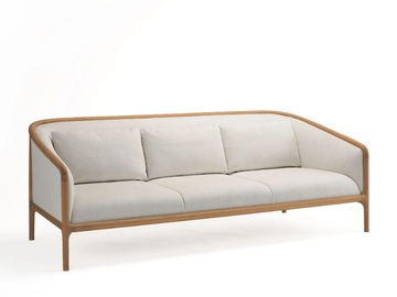 NF-LC01 - 3 seater wooden sofa by KARIMOKU