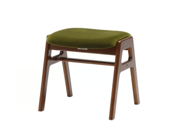 Stool - Wooden and fabric stacking stool by KARIMOKU