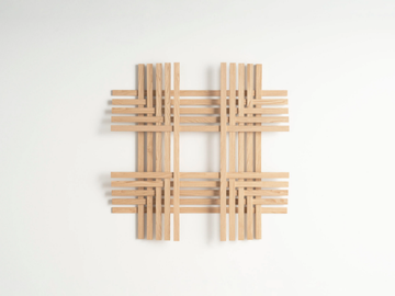 THE INWARD / OUTWARD - Wooden Decorative panel by KARIMOKU