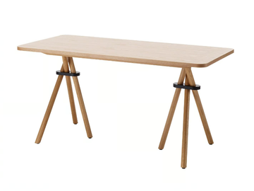 BOUQUET - Rectangular wood veneer table by Karl Andersson