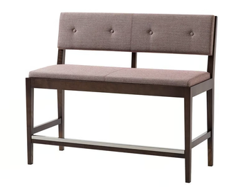 FACILE - High upholstered fabric bench by Karl Andersson