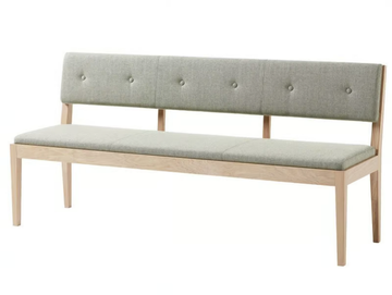 FACILE - Upholstered fabric bench seating by Karl Andersson