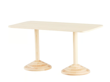 PIVÅ PV1 - H73cm - Rectangular wooden table by Karl Andersson