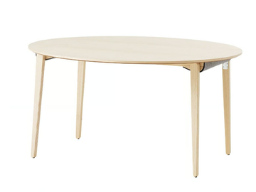 PRESS - Folding round wooden table by Karl Andersson