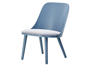SANDER LOUNGE - Wooden chair with integrated cushion by Karl Andersson