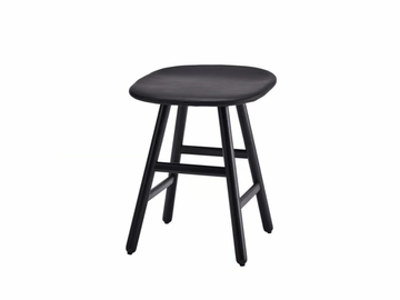 SHELL - Low wooden stool by Karl Andersson