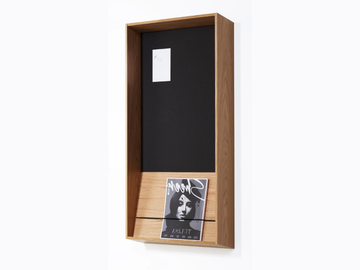 SLOPE - Wall-mounted one-sided display unit by Karl Andersson
