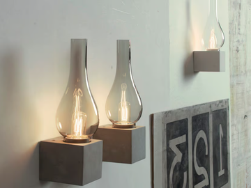 AMARCORD - Cement wall light by Karman