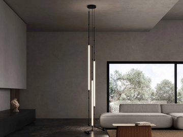 LEDA - LED aluminium pendant lamp by Karman