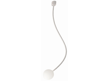 MOONY - Etched glass ceiling lamp with swing arm by Karman