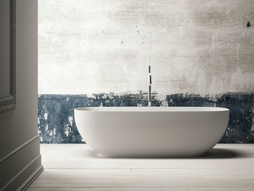 ALEXIA - Freestanding oval Ksolid bathtub by Karol