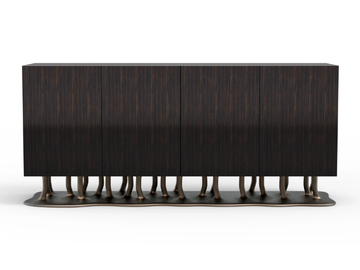 ALLANA K1026 - Ebony sideboard with doors by KARPA