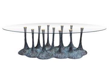 AMAZONIA K2008A - Oval fiberglass table by KARPA