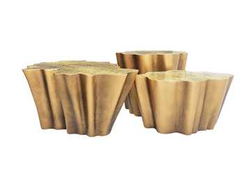 GAIA K1084 A-C - Low fiberglass coffee table by KARPA