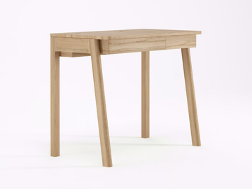 CIRCA17 - Rectangular wooden writing desk with drawers by KARPENTER