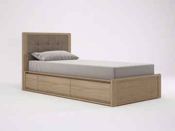 CIRCA17 - Wooden single bed by KARPENTER