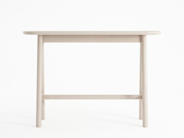 CURBUS - Rectangular solid wood console table by KARPENTER