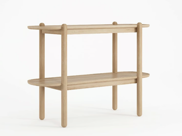 EAST - Solid wood console table by KARPENTER