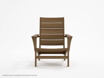 IDLE MOOSE - Folding teak easy chair by KARPENTER