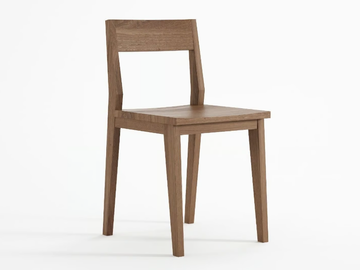 NOUVEAU BISTRO - Solid wood restaurant chair by KARPENTER
