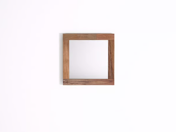 ORGANIK OR30-TMH - Square wall-mounted framed mirror by KARPENTER