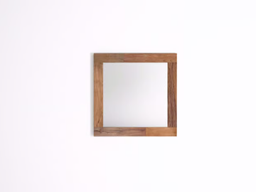 ORGANIK OR31-TMH - Square wall-mounted framed mirror by KARPENTER