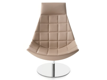 KAYAK - Swivel armchair high-back by Kastel