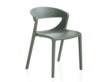 KICCA ONE 2ND LIFE - Recycled polypropylene chair by Kastel