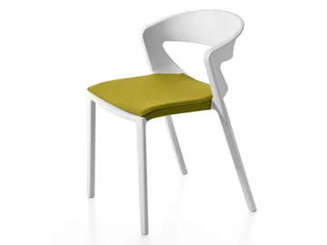 KICCA ONE - Chair open back with integrated cushion by Kastel