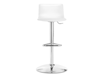 KIMBOX - Height-adjustable leather office stool by Kastel