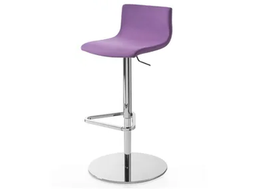 KIMBOX - Height-adjustable office stool with back by Kastel