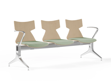 KIMBOX WOOD - Beam seating by Kastel