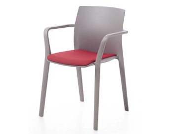 KLIA - Stackable polypropylene chair with armrests by Kastel
