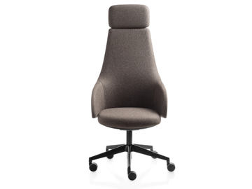 KONTEA - Height-adjustable fabric executive chair with armrests by Kastel
