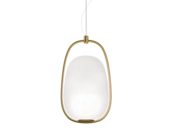 LANNÀ - Opal glass pendant lamp by Kdln