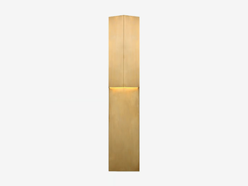 REGA 24" FOLDED SCONCE - LED metal wall lamp by Kelly Wearstler