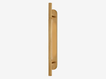 ROUSSEAU MEDIUM BRACKETED SCONCE - LED metal wall lamp by Kelly Wearstler
