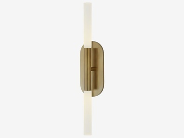 ROUSSEAU MEDIUM VANITY SCONCE - LED metal wall lamp by Kelly Wearstler