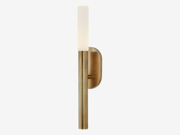 ROUSSEAU SMALL BATH SCONCE - LED metal wall lamp for bathroom by Kelly Wearstler