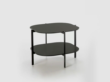 EXO - Low side table with integrated magazine rack by Kendo Mobiliario