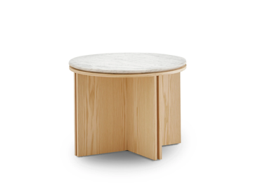 SLOT ROUND - Bedside table / coffee table by Kendo Mobiliario