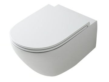 AQUATECH 3714 - Wall-hung ceramic toilet by Kerasan