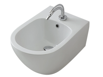 AQUATECH 3724 - Wall-hung ceramic bidet by Kerasan