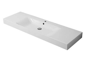 CENTO 3535/3550 - Countertop/wall-mounted porcelain washbasin by Kerasan