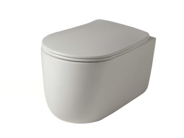 NOLITA 5314 - Wall-hung rimless ceramic toilet by Kerasan