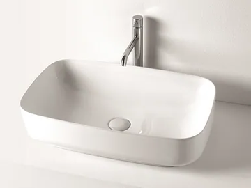 TRIBECA 5141 - Countertop ceramic washbasin by Kerasan