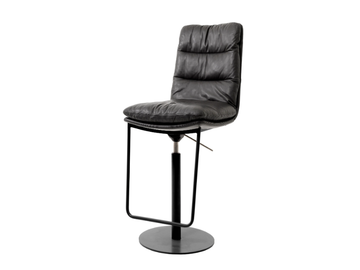 ARVA - Barstool height-adjustable with back by KFF